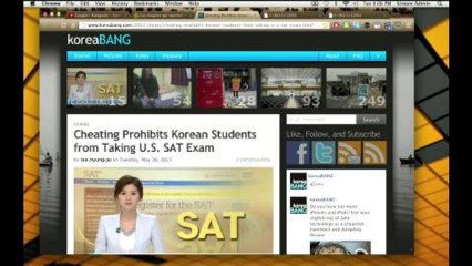 Gay weddings on Google hangout, SAT cancelled in South Korea