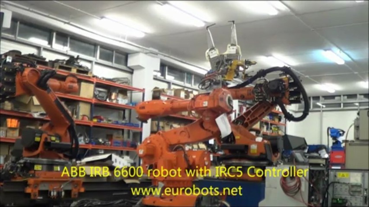 Robot usati ABB IRB 6600 M2004 controllo IRC5 -  EUROBOTS