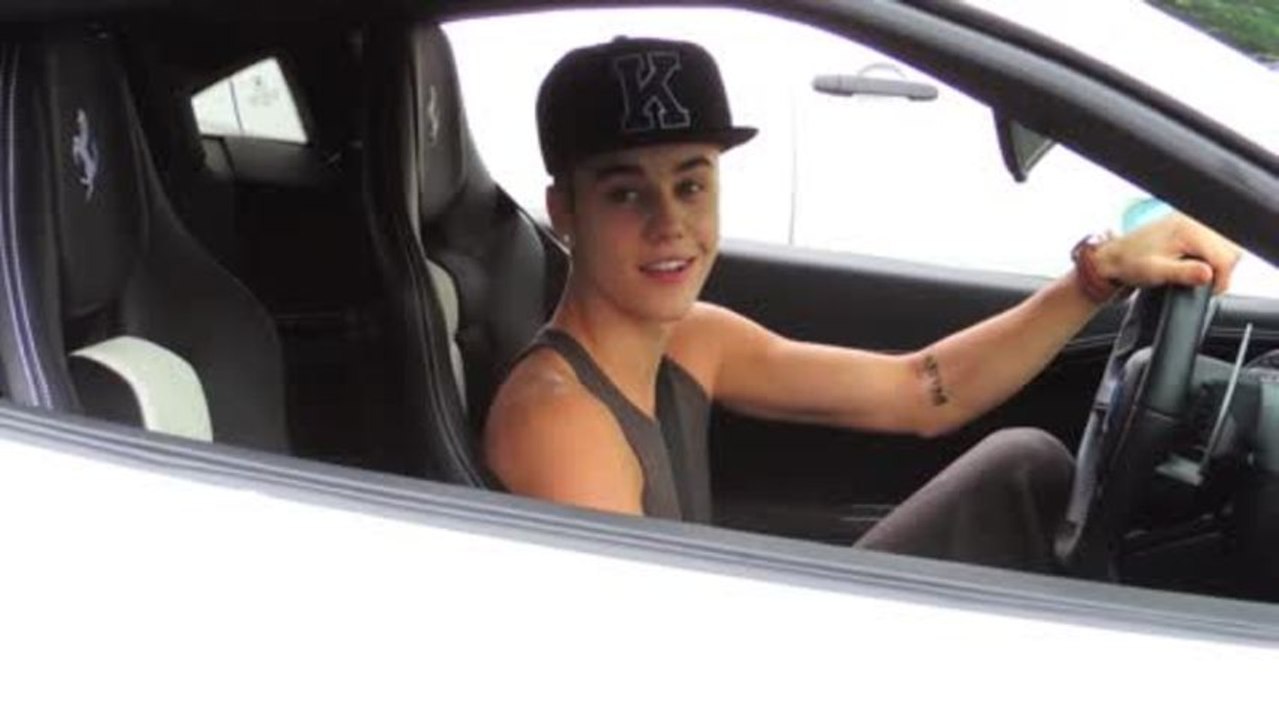 Bieber rast davon