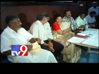 Tamil Tv artists protest against dubbed serials