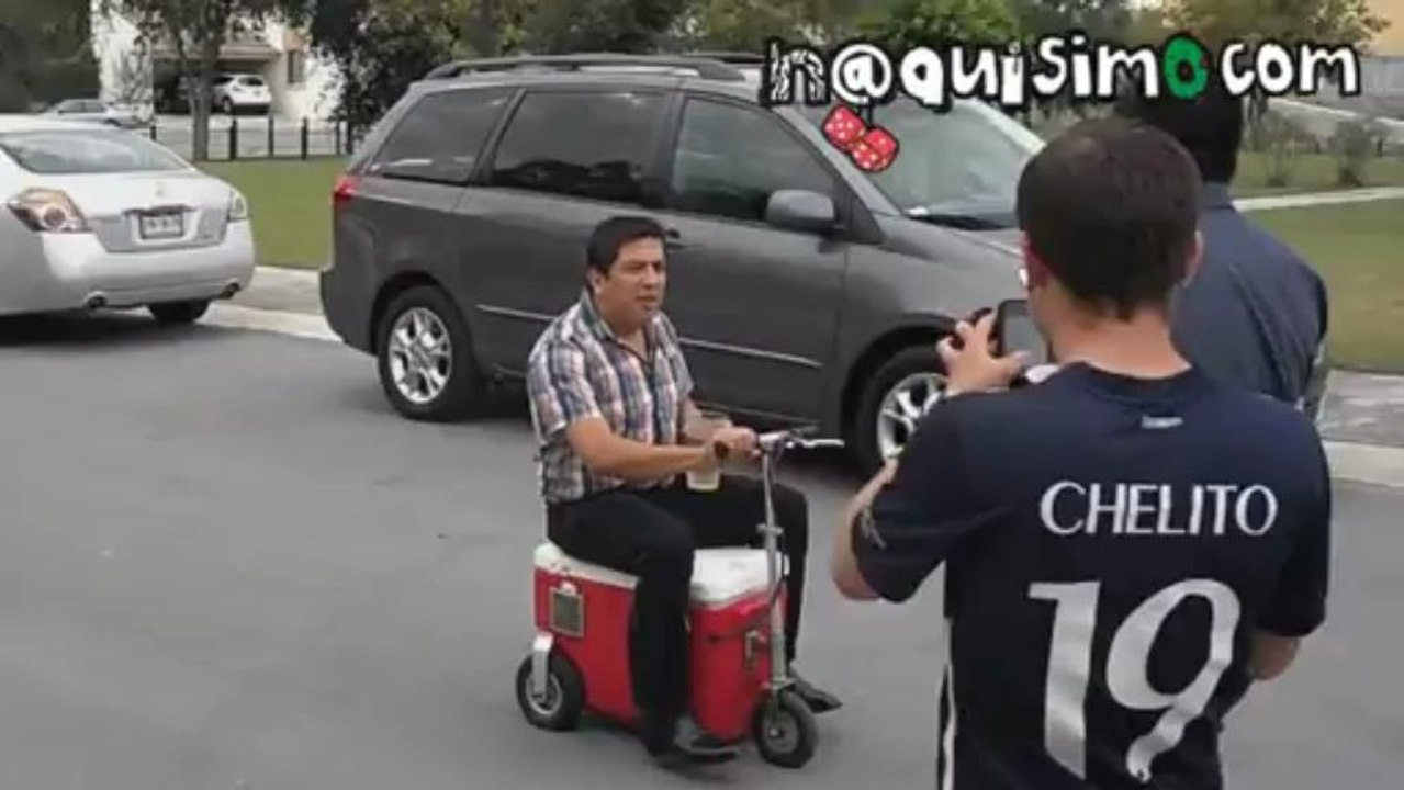 Una hielera motorizada