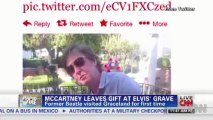 Paul McCartney visits Graceland for the very first time May 26, 2013