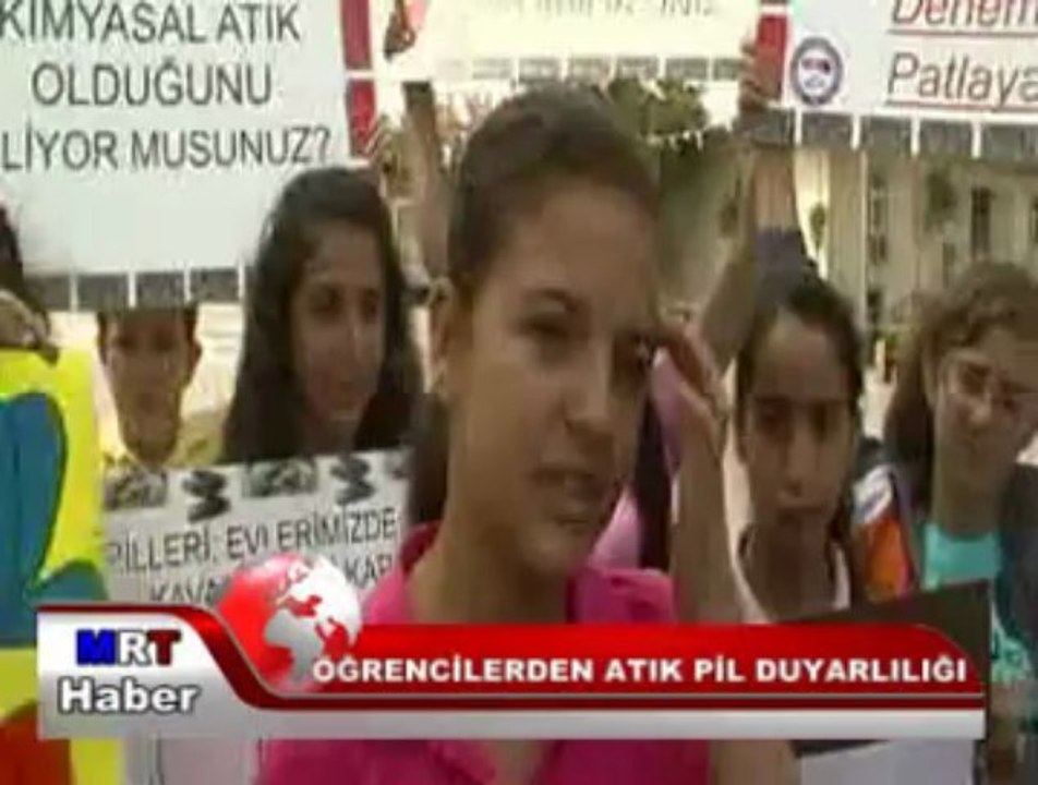 ÖĞRENCİLERDEN ATIK PİL DUYARLILIĞI