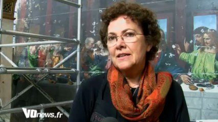 Restauration tableau Ecouen