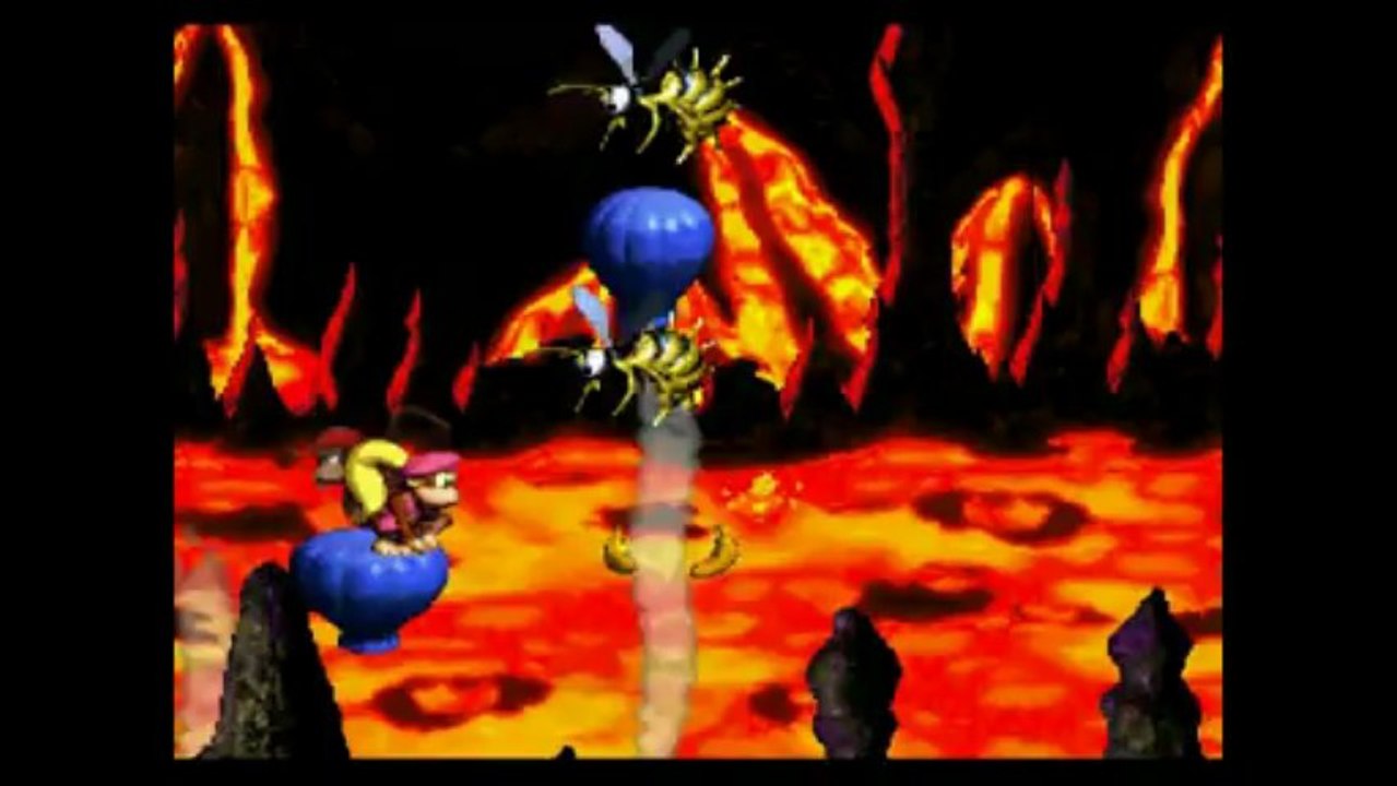 Donkey Kong Country 2 [2] Au menu chimpanzé grillé au feu de lave