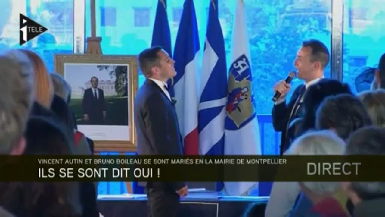 Premier mariage gay à Montpellier : "le symbole, c'est l'amour"