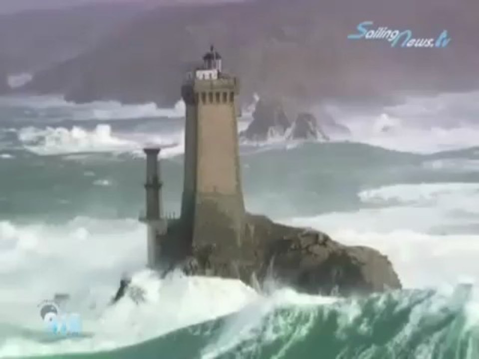 Tempête sur la pointe de bretagne