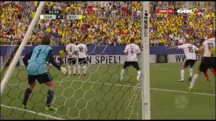 Alemania 4-2 Ecuador (Gol de Ayoví) AMISTOSO