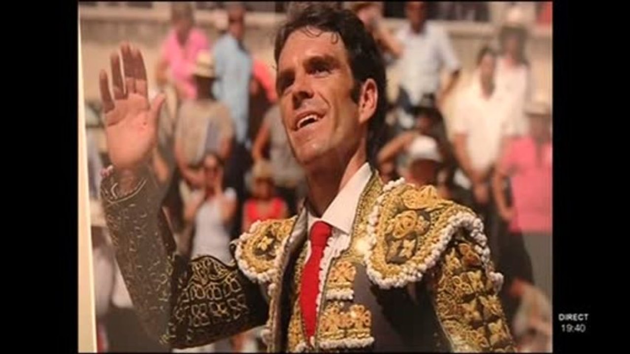 José Tomás au musée des cultures taurines (Nîmes)