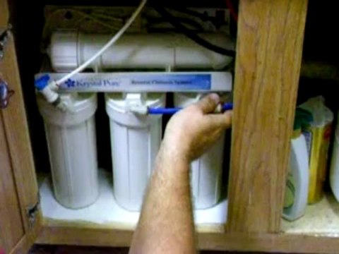 KRYSTAL PURE REVERSE OSMOSIS SYSTEM FILTER CHANGE 7 OF 7