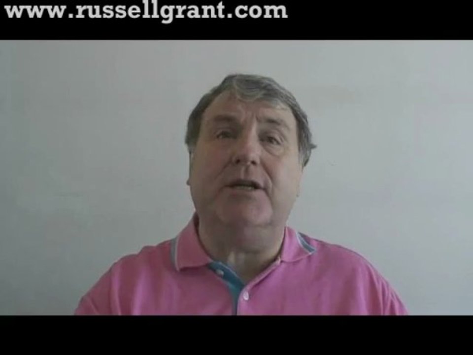 Russell Grant Video Horoscope Virgo May Thursday 30th 2013 www.russellgrant.com
