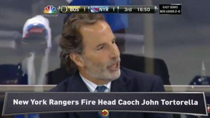 Rangers Fire Coach John Tortorella