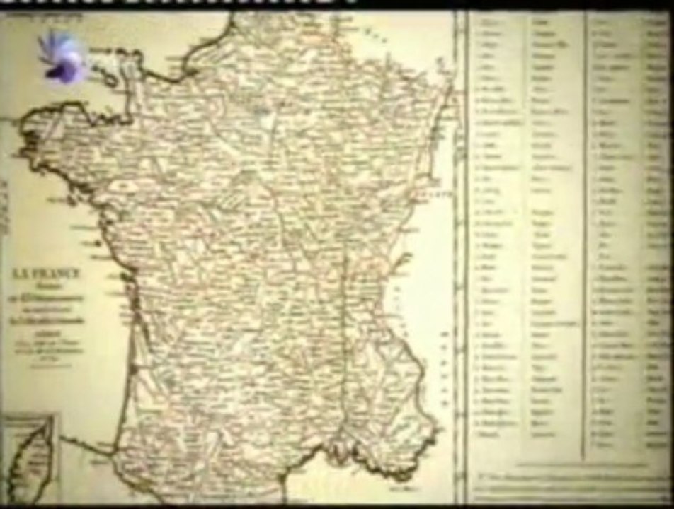 Revolucion francesa: El mapa de G. Cassini (1789)