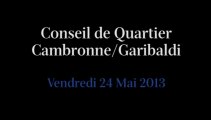 Conseil de Quartier Cambronne/ Garibaldi du 24 Mai 2013