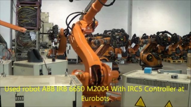 Test di precisione robot usato ABB IRB 6650 3.2/125 alla Eurobots