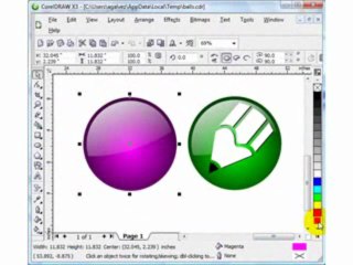 Making icons in CorelDraw