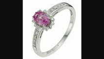 9ct White Gold Pink Sapphire Ring Review