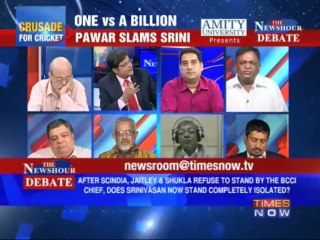 The Newshour Debate: Is it Srinivasan v/s Billions of cricket fans? (Part 3 of 3)