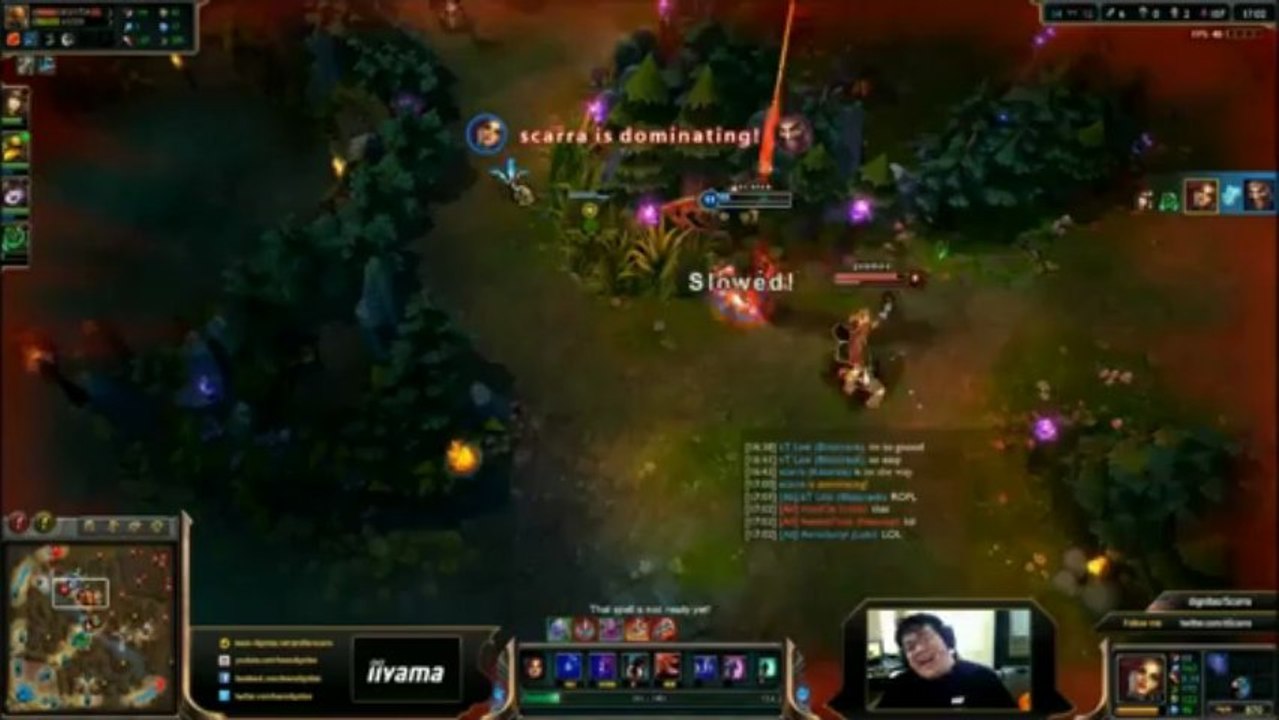 Régis met un kick à Scarra - League of legends - team-aaa.com