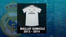 Les 10 derniers maillots domicile du Real Madrid !