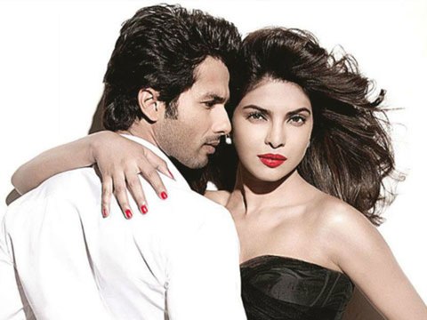 Shahid Kapoor Helps Priyanka Chopra for Punching Bag