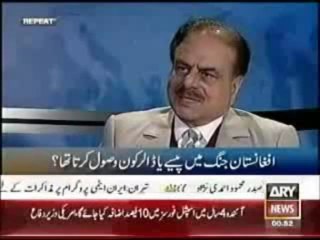 LIE with General (R) Hamid Gul on ARY - 3 (Off the Record 26 Jan 2012)