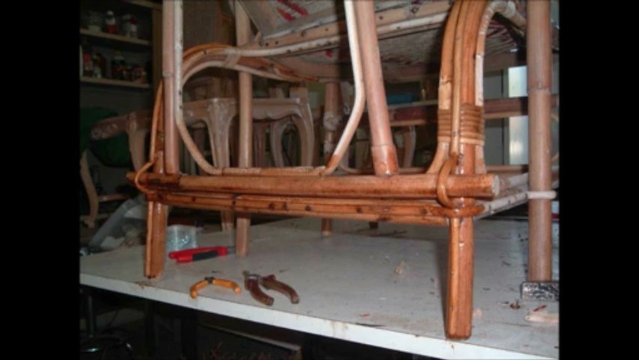 reparer fauteuil chaise rotin osier vintage chaise longue lit yvelines