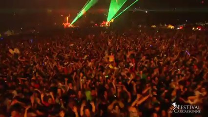 David Guetta Sexion d'Assaut PSY4 la rime et Zaho au Festival de Carcassonne 2013