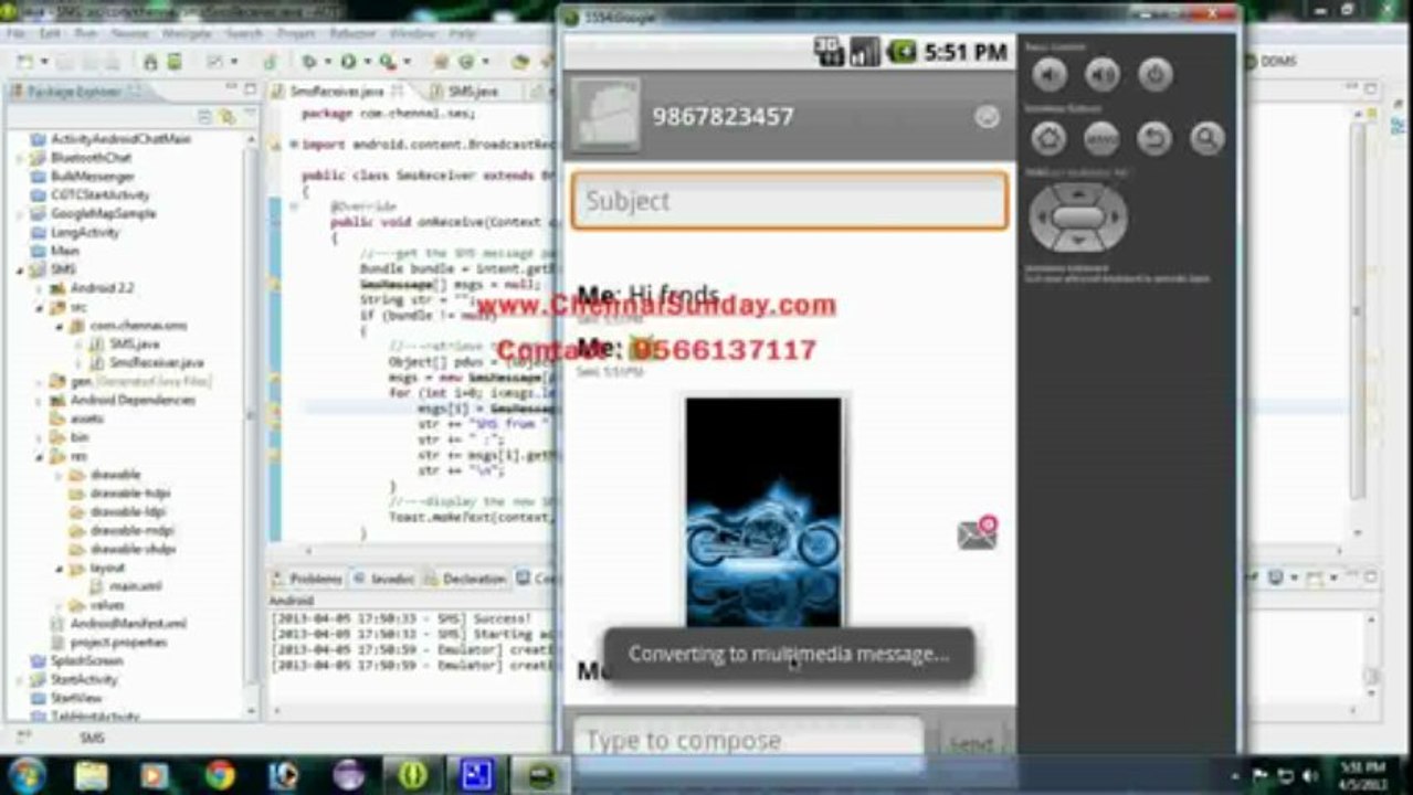 Android SMS Systems