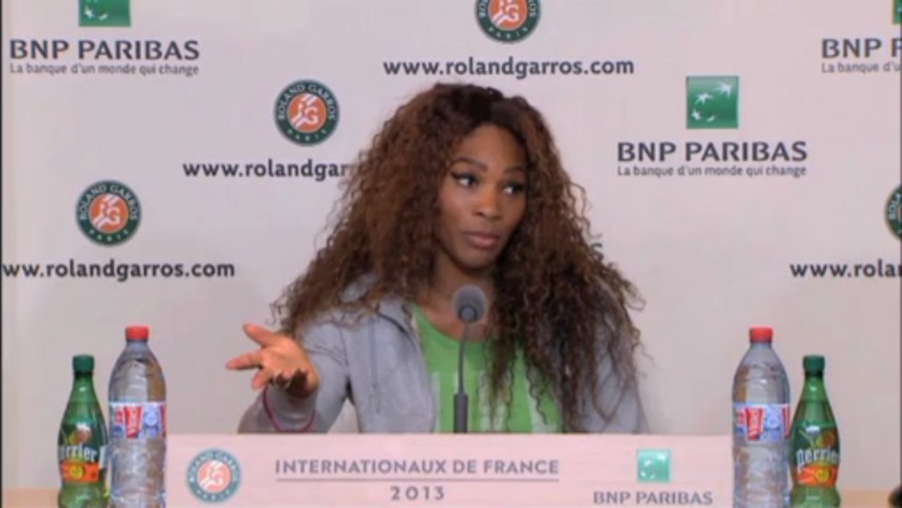 French open: williams unaufhaltsam: "getan, was ich tun musste"