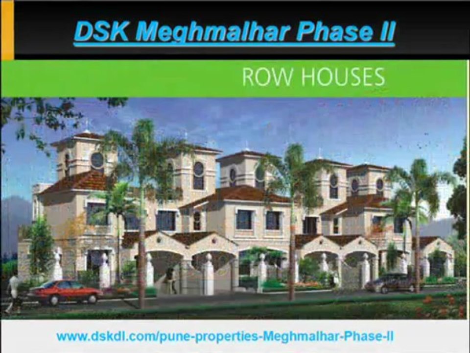 DSK Meghmalhar Phase II  - Row Houses Properties in Pune