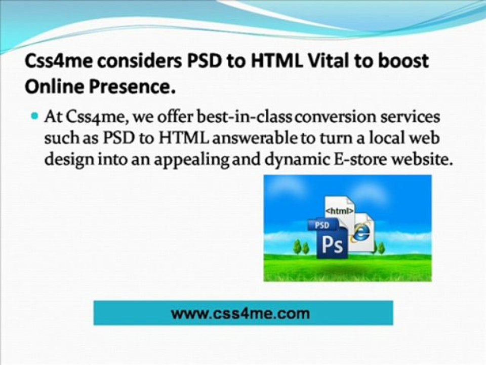 technical Know-how of PSD to HTML