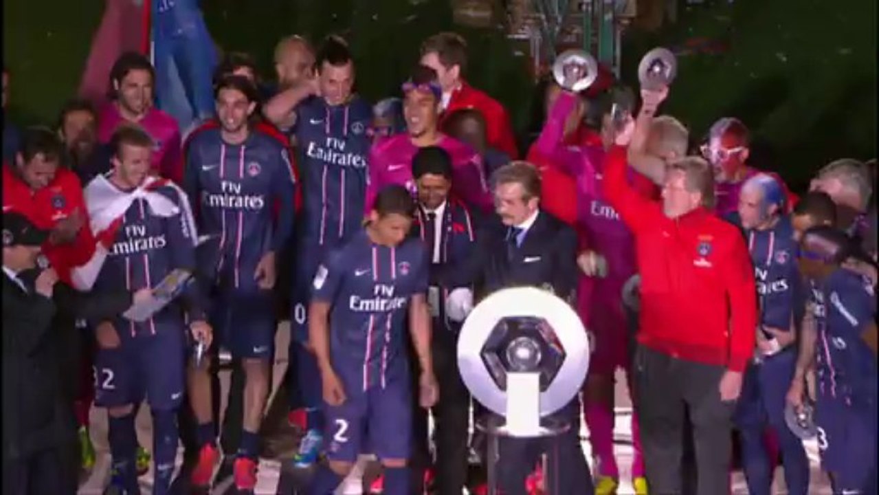 La saison du PSG, champion de France de Ligue 1 - saison 2012/2013