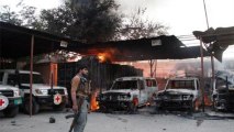 Blast kills guard at Afghan Red Cross office