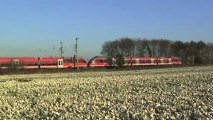 Eisenbahnen bei Brühl Walberberg, R4C 185, DB 185, 2x 189, 411, 3x 101, 146, 460, 644, 643, 4x 425