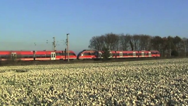 Eisenbahnen bei Brühl Walberberg, R4C 185, DB 185, 2x 189, 411, 3x 101, 146, 460, 644, 643, 4x 425