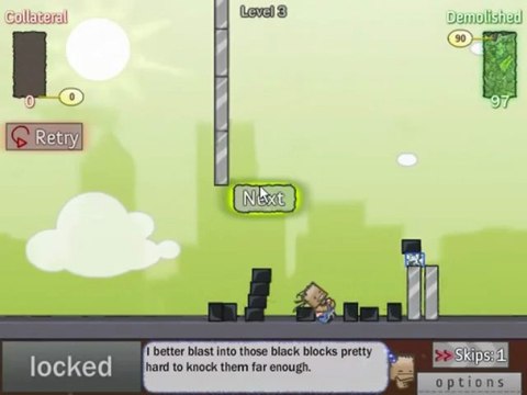 Demolition Dude Walkthrough - Levels 1-15