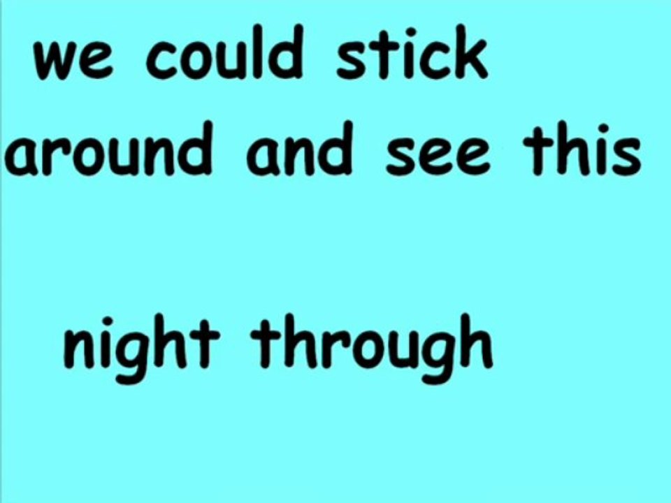 Young folks - ( Lyrics ) Peter Bjorn and John