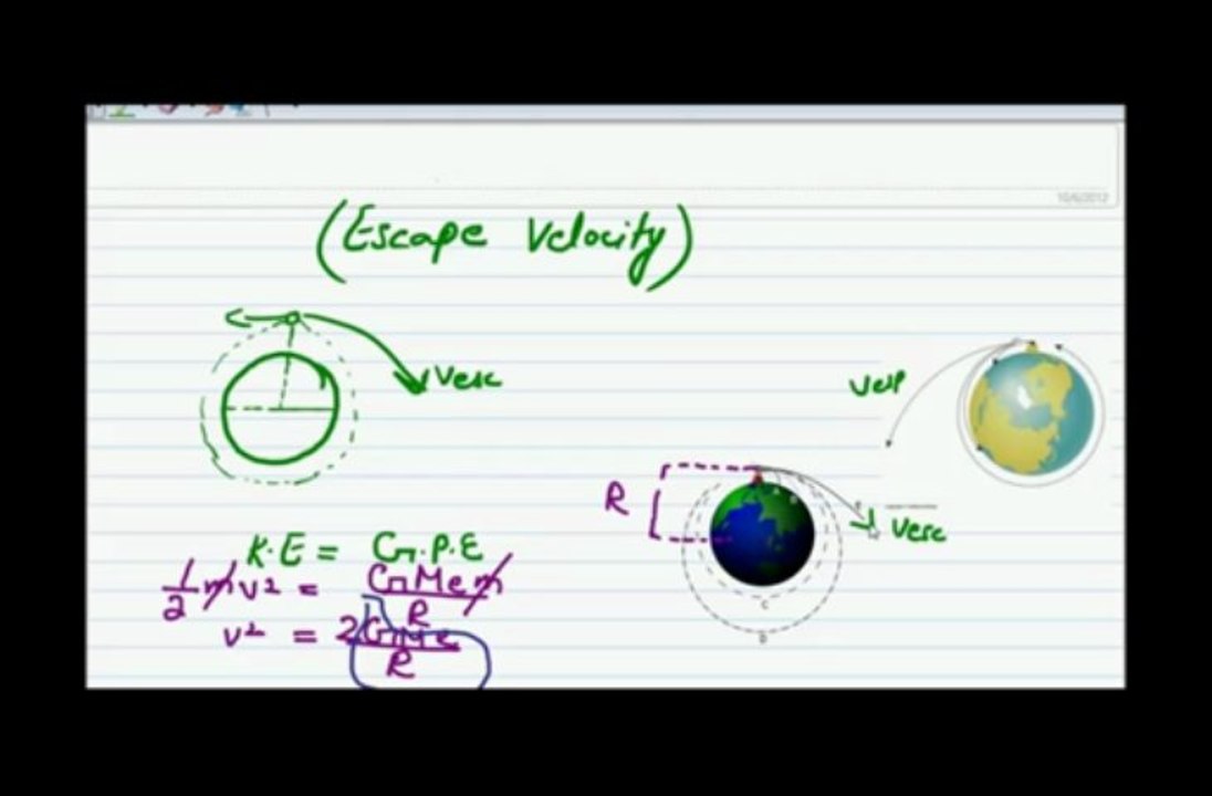 escape velocity