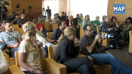 ندوة صحفية للمغنية لورين