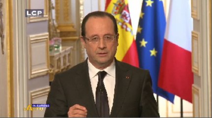 Suivez la conférence de presse Hollande-Merkel