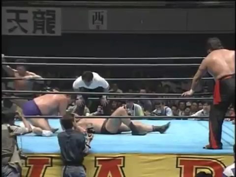 Genichiro Tenryu & Takashi Ishikawa vs Tatsumi Fujinami & Shinya Hashimoto