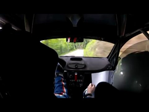 camera embarquee nicolas - sarreaud es4 rallye du gard 2013