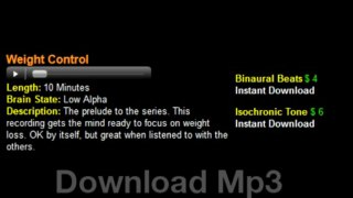 Mp3 audio to lose weight