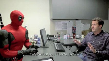 Deadpool au QG de Marvel - Département juridique