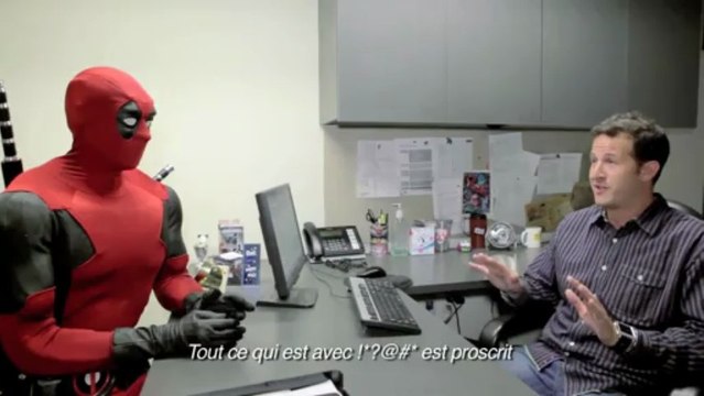 Deadpool au QG de Marvel - Département juridique