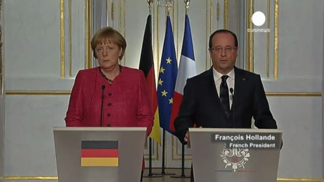 Merkel-Hollande, unis pour relancer la croissance...