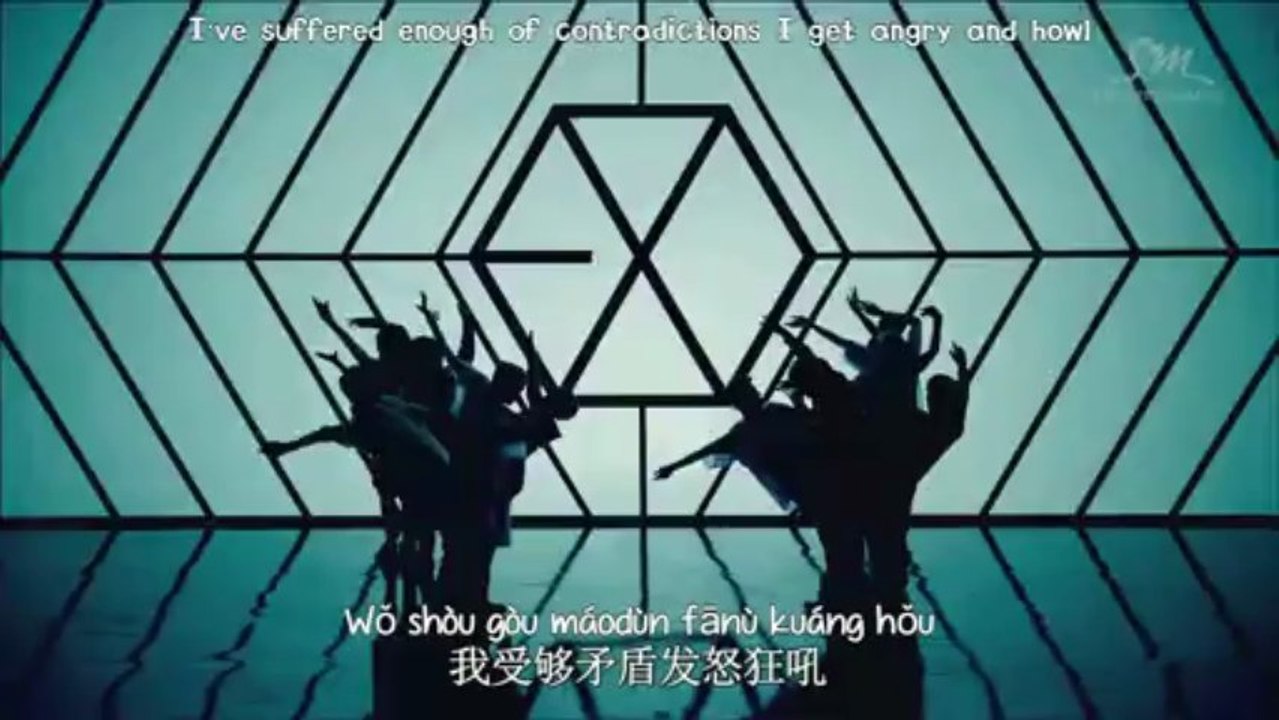 EXO-M - Wolf MV [English subs + *Pinyin  + Chinese ] HD