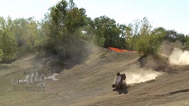 Crash en buggy - pilote éjecté! Woahhhhh