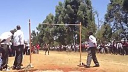 Kenyan High Jump Competition